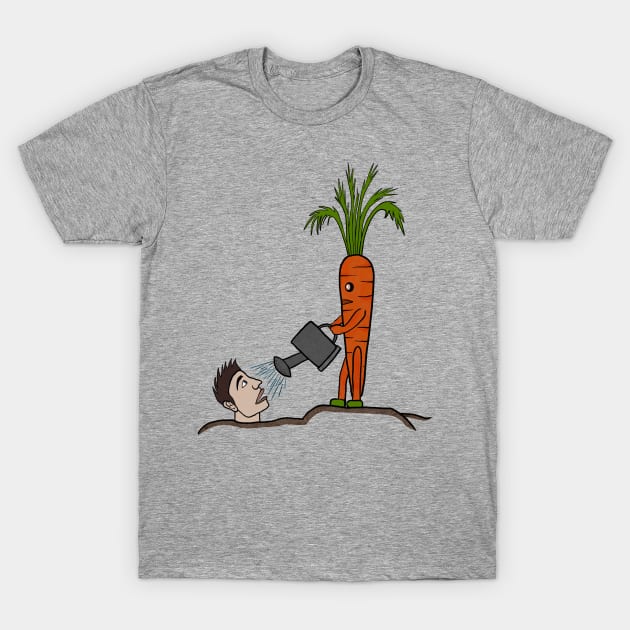 Carrot role reversal T-Shirt by micho2591